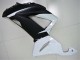 Abs Plásticos Kawasaki ZX6R 2013-2018 - Branco Preto Abs Plásticos Kawasaki ZX6R 2013-2018 - Branco Preto