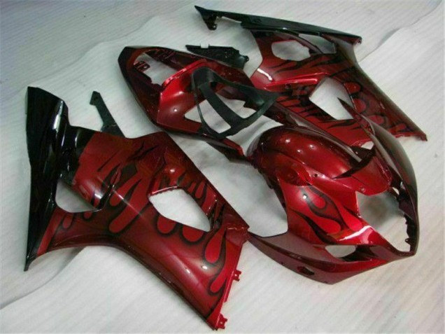 Abs Plásticos Suzuki GSXR 1000 K3 2003-2004 - Vermelho Abs Plásticos Suzuki GSXR 1000 K3 2003-2004 - Vermelho