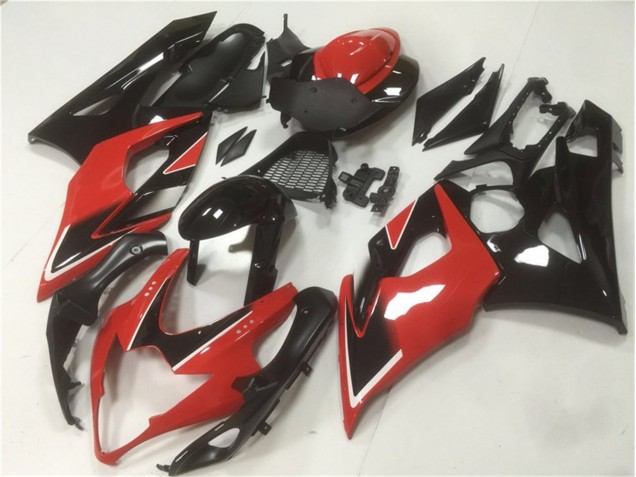Abs Plásticos Suzuki GSXR 1000 K5 2005-2006 - Vermelho Preto Abs Plásticos Suzuki GSXR 1000 K5 2005-2006 - Vermelho Preto