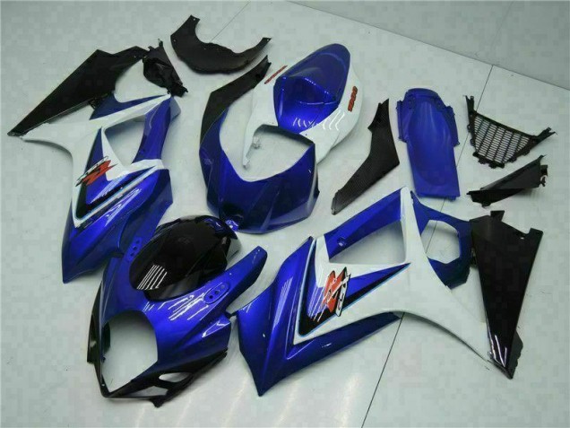 Abs Plásticos Suzuki GSXR 1000 K7 2007-2008 - Azul Abs Plásticos Suzuki GSXR 1000 K7 2007-2008 - Azul