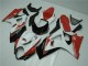 Abs Plásticos Suzuki GSXR 1000 K7 2007-2008 - Vermelho Branco Abs Plásticos Suzuki GSXR 1000 K7 2007-2008 - Vermelho Branco