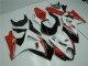 Abs Plásticos Suzuki GSXR 1000 K7 2007-2008 - Vermelho Branco Abs Plásticos Suzuki GSXR 1000 K7 2007-2008 - Vermelho Branco