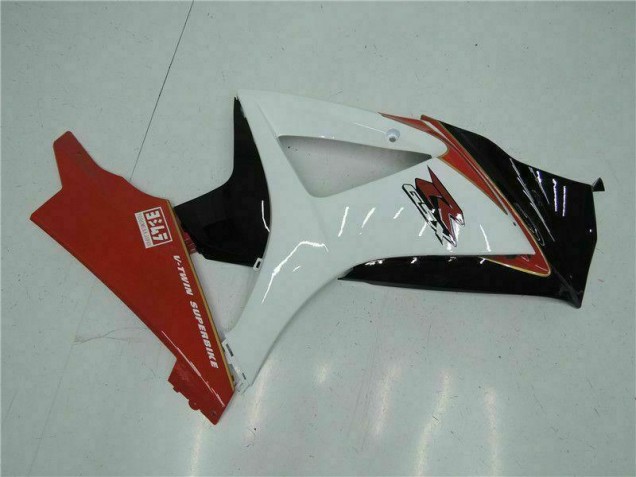 Abs Plásticos Suzuki GSXR 1000 K7 2007-2008 - Vermelho Branco Abs Plásticos Suzuki GSXR 1000 K7 2007-2008 - Vermelho Branco