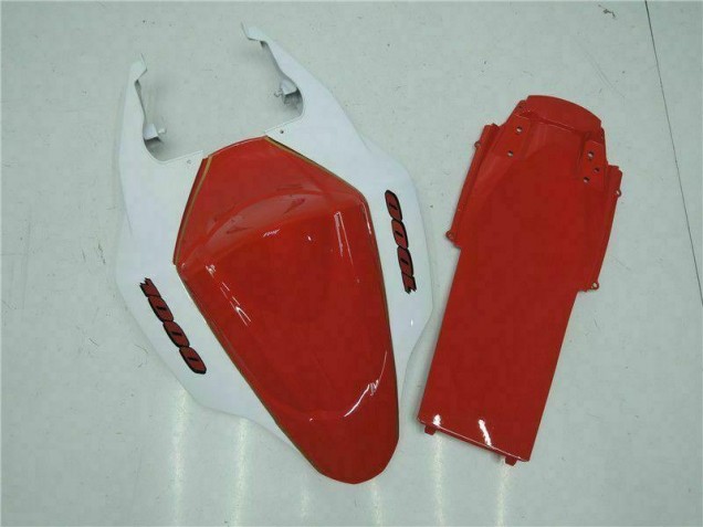 Abs Plásticos Suzuki GSXR 1000 K7 2007-2008 - Vermelho Branco Abs Plásticos Suzuki GSXR 1000 K7 2007-2008 - Vermelho Branco