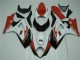 Abs Plásticos Suzuki GSXR 1000 K7 2007-2008 - Vermelho Branco Abs Plásticos Suzuki GSXR 1000 K7 2007-2008 - Vermelho Branco