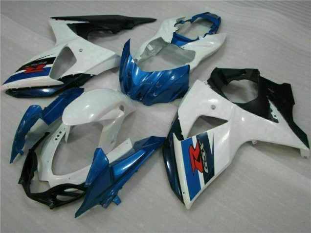 Abs Plásticos Suzuki GSXR 1000 K9 2009-2016 - Azul Branco Abs Plásticos Suzuki GSXR 1000 K9 2009-2016 - Azul Branco