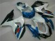 Abs Plásticos Suzuki GSXR 1000 K9 2009-2016 - Azul Branco Abs Plásticos Suzuki GSXR 1000 K9 2009-2016 - Azul Branco