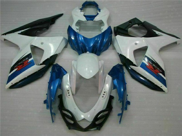 Abs Plásticos Suzuki GSXR 1000 K9 2009-2016 - Azul Branco Abs Plásticos Suzuki GSXR 1000 K9 2009-2016 - Azul Branco