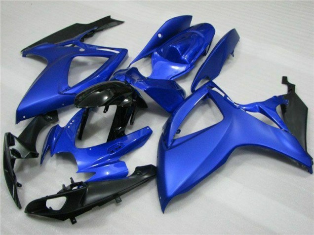 Abs Plásticos Suzuki GSXR 600 / 750 K6 2006-2007 - Azul Preto Abs Plásticos Suzuki GSXR 600 / 750 K6 2006-2007 - Azul Preto
