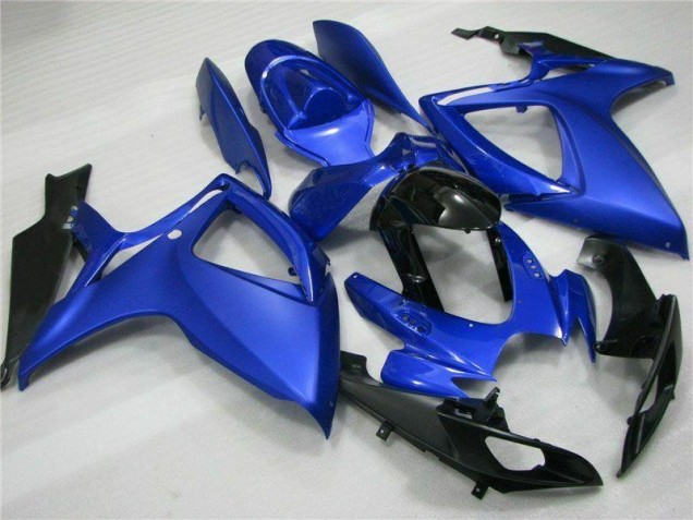 Abs Plásticos Suzuki GSXR 600 / 750 K6 2006-2007 - Azul Preto Abs Plásticos Suzuki GSXR 600 / 750 K6 2006-2007 - Azul Preto
