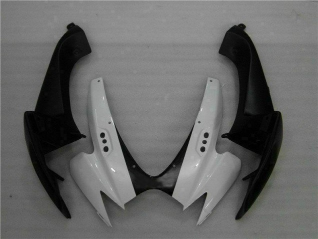 Abs Plásticos Suzuki GSXR 600 / 750 K6 2006-2007 - Branco Preto Abs Plásticos Suzuki GSXR 600 / 750 K6 2006-2007 - Branco Preto