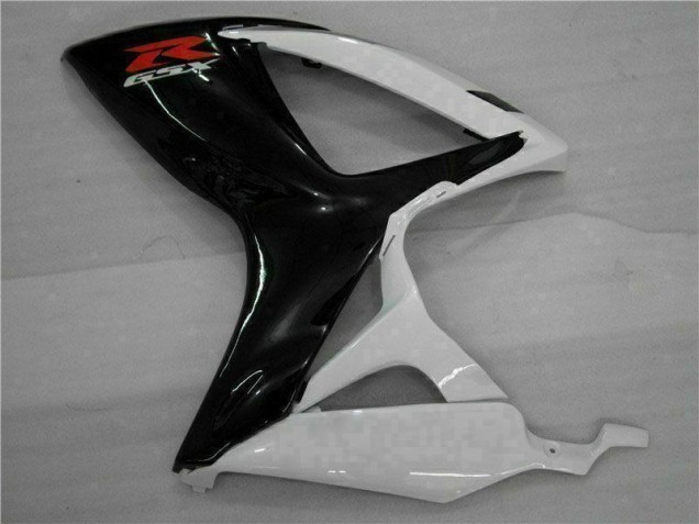 Abs Plásticos Suzuki GSXR 600 / 750 K6 2006-2007 - Branco Preto Abs Plásticos Suzuki GSXR 600 / 750 K6 2006-2007 - Branco Preto