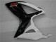 Abs Plásticos Suzuki GSXR 600 / 750 K6 2006-2007 - Branco Preto Abs Plásticos Suzuki GSXR 600 / 750 K6 2006-2007 - Branco Preto