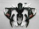Abs Plásticos Suzuki GSXR 600 / 750 K6 2006-2007 - Branco Preto Abs Plásticos Suzuki GSXR 600 / 750 K6 2006-2007 - Branco Preto