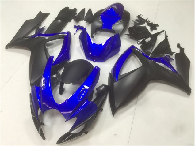 Abs Plásticos Suzuki GSXR 600 / 750 K6 2006-2007 - Preto Azul