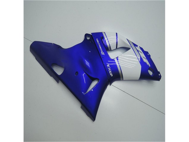Abs Plásticos Yamaha R1 2002-2003 - Azul Branco Abs Plásticos Yamaha R1 2002-2003 - Azul Branco