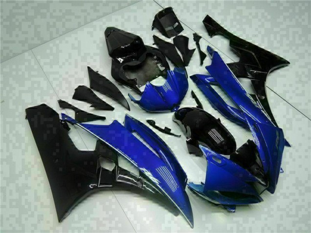 Abs Plásticos Yamaha R6 2006-2007 - Azul Preto Abs Plásticos Yamaha R6 2006-2007 - Azul Preto