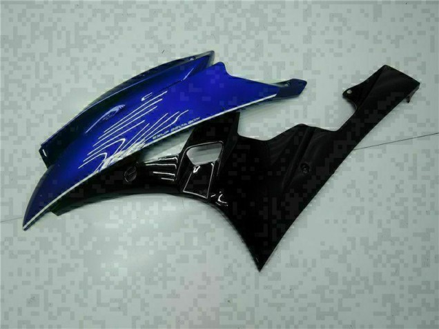 Abs Plásticos Yamaha R6 2006-2007 - Azul Preto Abs Plásticos Yamaha R6 2006-2007 - Azul Preto