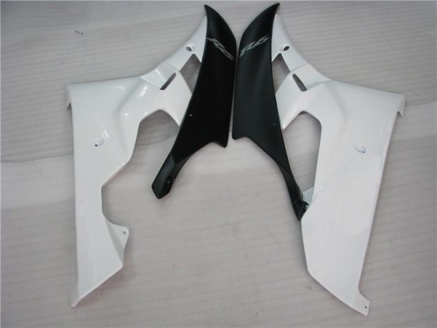 Abs Plásticos Yamaha R6 2006-2007 - Branco Preto Abs Plásticos Yamaha R6 2006-2007 - Branco Preto