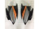 Abs Plásticos Yamaha R6 2006-2007 - Laranja Preto Abs Plásticos Yamaha R6 2006-2007 - Laranja Preto