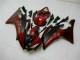 Abs Plásticos Yamaha R6 2008-2016 - Vermelho Preto Abs Plásticos Yamaha R6 2008-2016 - Vermelho Preto