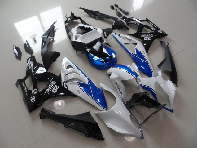 Carenagem BMW S1000RR 2009-2014 - Branco Azul Preto Carenagem BMW S1000RR 2009-2014 - Branco Azul Preto