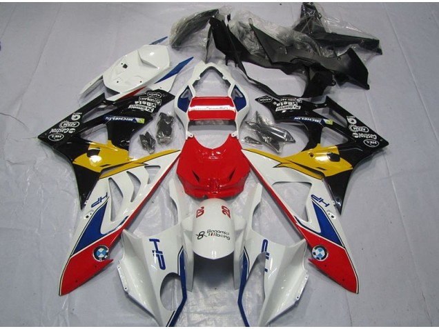 Carenagem BMW S1000RR 2009-2014 - Vermelho Branco Amarelo Carenagem BMW S1000RR 2009-2014 - Vermelho Branco Amarelo