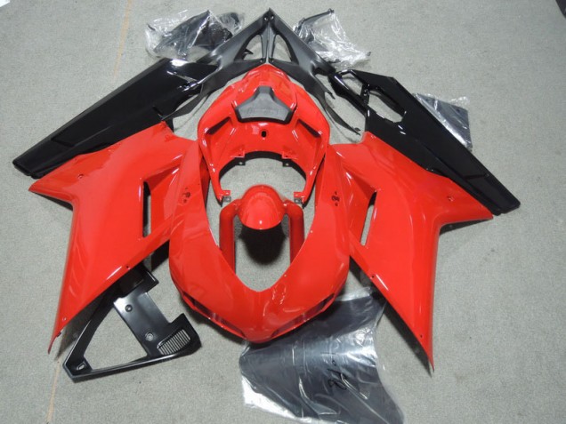 Carenagem Ducati 1098 2007-2014 - Vermelho Preto Carenagem Ducati 1098 2007-2014 - Vermelho Preto