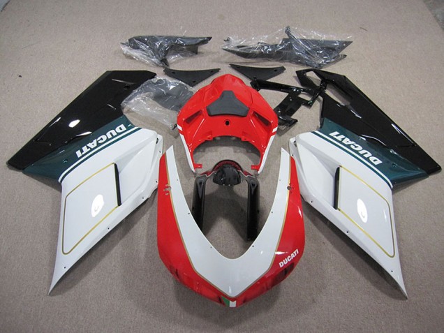 Carenagem Ducati 1098 848 2007-2014 - Branco Vermelho Carenagem Ducati 1098 848 2007-2014 - Branco Vermelho