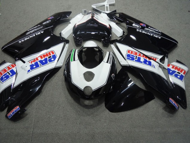 Carenagem Ducati 749 2003-2004 - Preto Branco Carenagem Ducati 749 2003-2004 - Preto Branco