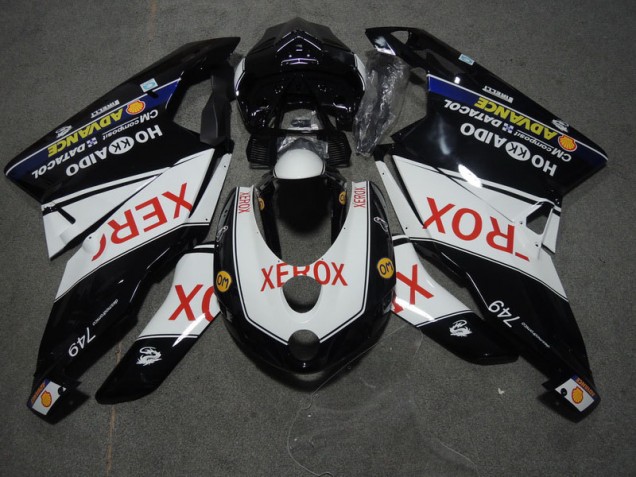 Carenagem Ducati 749 2005-2006 - Preto Branco Xerox Carenagem Ducati 749 2005-2006 - Preto Branco Xerox
