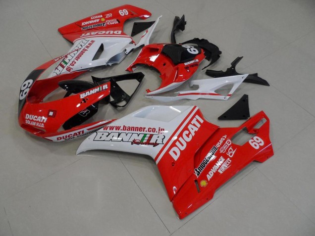Carenagem Ducati 848 1098 1198 2007-2014 - Laranja Bandeira 69 Carenagem Ducati 848 1098 1198 2007-2014 - Laranja Bandeira 69