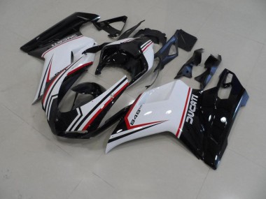 Carenagem Ducati 848 1098 1198 2007-2014 - Preto Tricolor