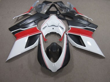 Carenagem Ducati 848 2007-2014 - Branco Vermelho Preto Marvic