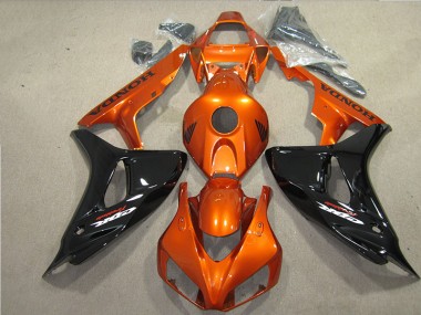 Carenagem Honda CBR 1000RR 2006-2007 - Preto Laranja Fireblade