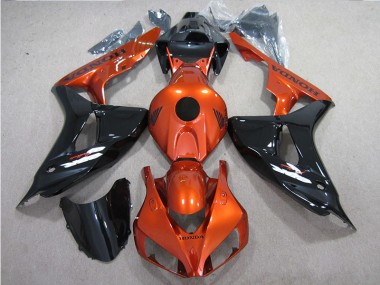 Carenagem Honda CBR 1000RR 2006-2007 - Preto Laranja
