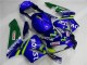 Carenagem Honda CBR 600RR 2003-2004 - Azul Verde Movistar Castrol