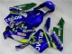 Carenagem Honda CBR 600RR 2003-2004 - Azul Verde Movistar Castrol