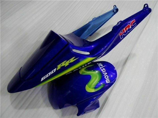 Carenagem Honda CBR 600RR 2003-2004 - Azul Verde Movistar Castrol