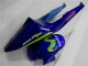 Carenagem Honda CBR 600RR 2003-2004 - Azul Verde Movistar Castrol