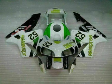 Carenagem Honda CBR 600RR 2003-2004 - Verde Branco Preto