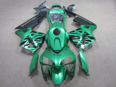 Carenagem Honda CBR 600RR 2003-2004 - Verde Preto