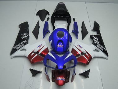 Carenagem Honda CBR 600RR 2003-2004 - Vermelho Escuro Azul