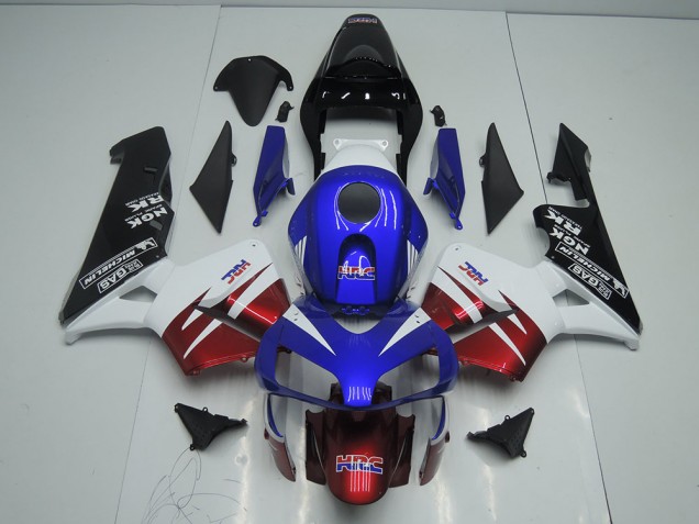 Carenagem Honda CBR 600RR 2003-2004 - Vermelho Escuro Azul Carenagem Honda CBR 600RR 2003-2004 - Vermelho Escuro Azul