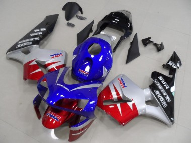 Carenagem Honda CBR 600RR 2003-2004 - Vermelho Prata Azul
