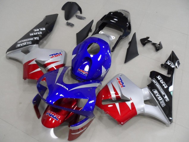 Carenagem Honda CBR 600RR 2003-2004 - Vermelho Prata Azul Carenagem Honda CBR 600RR 2003-2004 - Vermelho Prata Azul