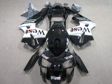 Carenagem Honda CBR 600RR 2003-2004 - West Branco Preto