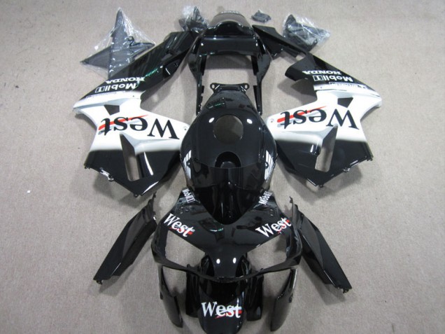 Carenagem Honda CBR 600RR 2003-2004 - West Branco Preto