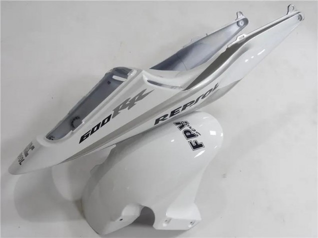 Carenagem Honda CBR 600RR 2005-2006 - Prata Branco Preto Repsol Carenagem Honda CBR 600RR 2005-2006 - Prata Branco Preto Repsol