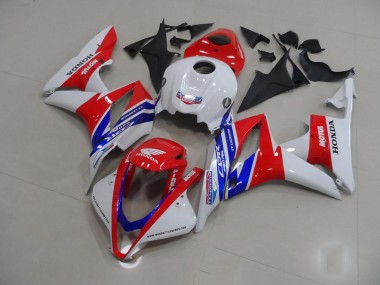 Carenagem Honda CBR 600RR 2007-2008 - Branco Vermelho Azul Motul